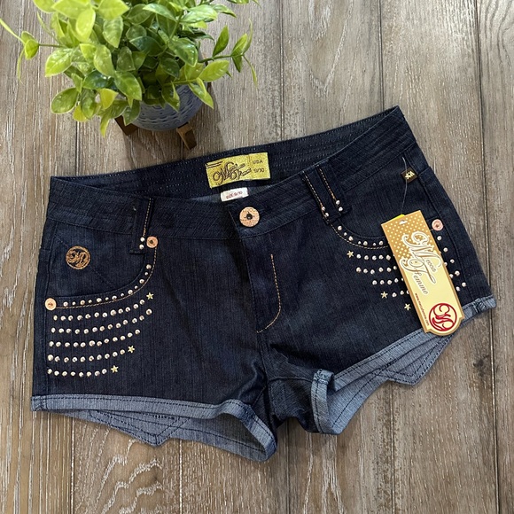 mecca Pants - Mecca Femme Denim Shorts NEW